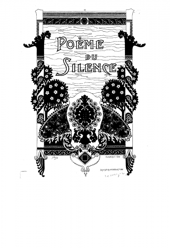 Moret - Poème du Silence - Score