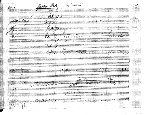 Champein - Gustave Wasa - Unfinished Score