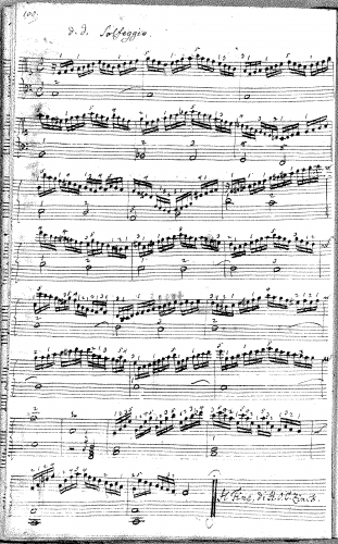 Zinck - Solfeggio in C major - Score