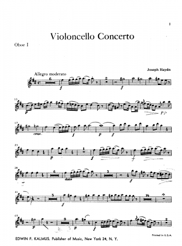 Haydn - Cello Concerto No. 2