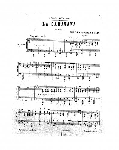 Godefroid - Les orientales - 3. La caravane, Op. 211
