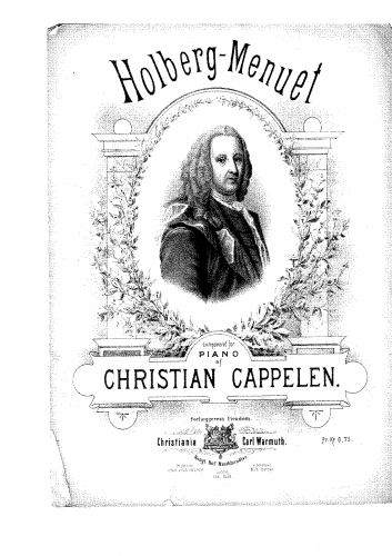 Cappelen - Holberg-Menuet - Score