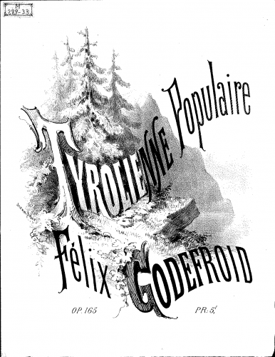Godefroid - Tyrolienne populaire - Score