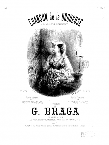 Braga - Il canto della Ricamatrice - Score