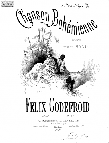 Godefroid - Chanson bohémienne - Score