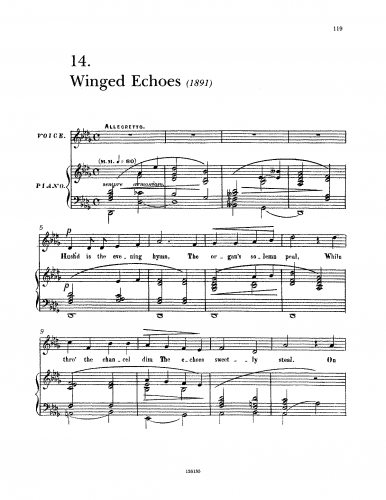 Tosti - Winged Echoes - Score