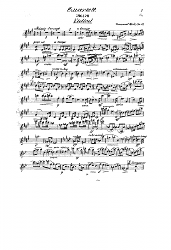 Moór - String Quartet No. 1