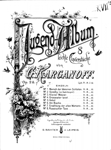 Korganov - Jugend-Album - Score