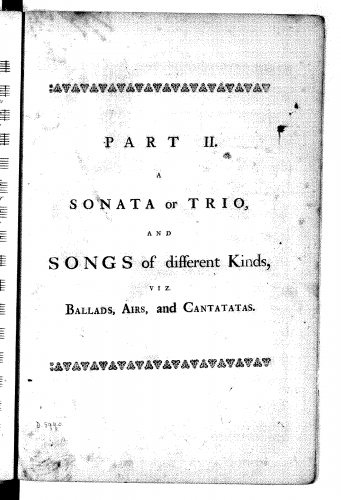 Hayes - Trio Sonata in F major - Score