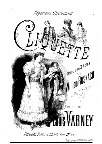 Varney - Cliquette - Vocal Score - Score