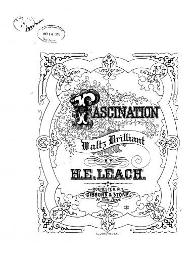 Leach - Fascination - Piano Score - Score
