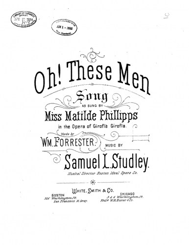 Studley - Oh! These Men - Score