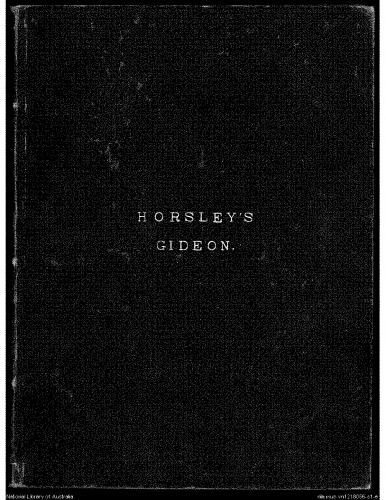 Horsley - Gideon - Vocal Score - Score