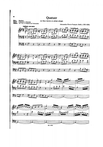 Boëly - 24 Pieces - Score