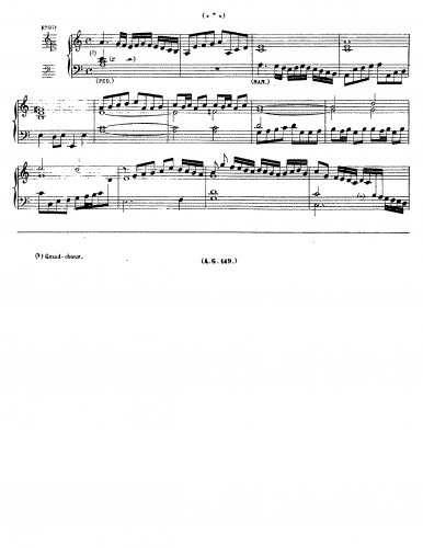 Sweelinck - Untitled Organ work in A minor - Score