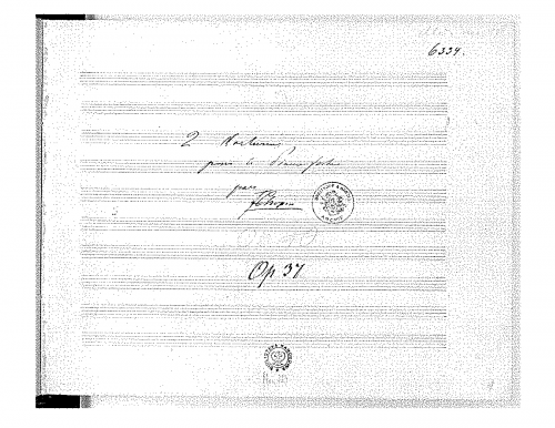 Chopin - Nocturnes - Piano Score - Score