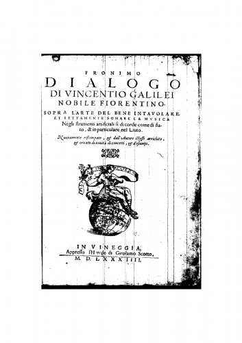 Galilei - Il Fronimo - Complete book