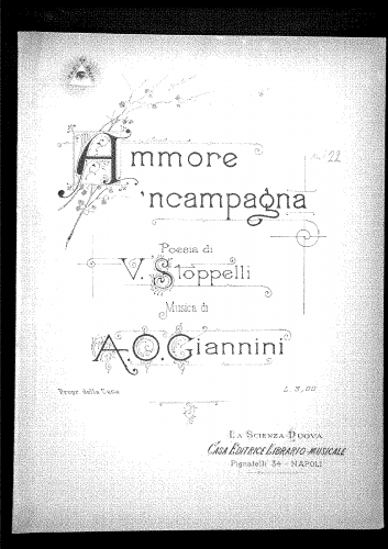 Giannini - Ammore 'ncampagna - Score