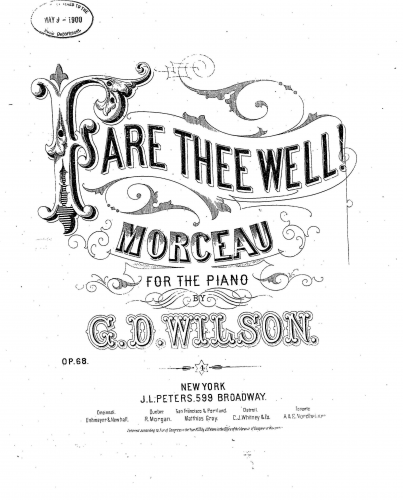 Wilson - Fare Thee Well - Score