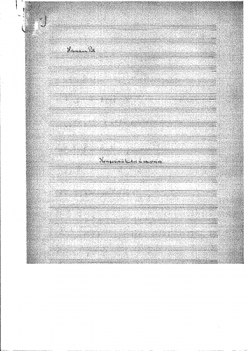 Hermann - Kompoziciò kürtre ès zongoràra - Score