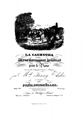 Burgmüller - La Cachucha, Op. 36 - Score