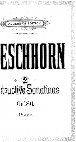 Loeschhorn - 2 Instructive Sonatinas - Score