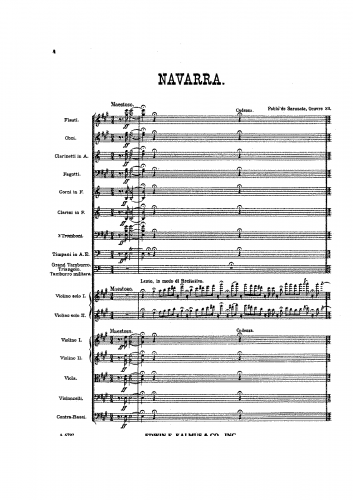 Sarasate - Navarra - Score