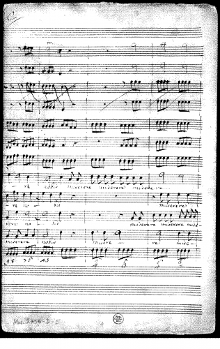 Ristori - Litaniae de Venerabili Sacramento - Score [incomplete]