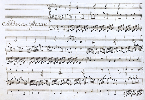Ferretti - Sonata no. 6 for Harpsichord and Violin - Score