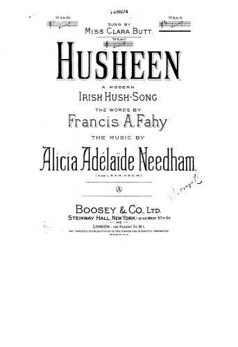 Needham - Husheen - Score