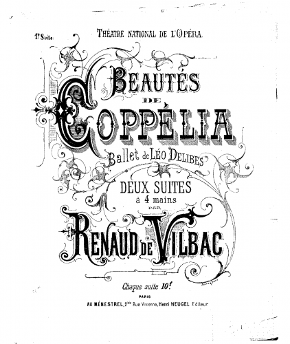 Vilbac - Beautés de Coppélia - Score