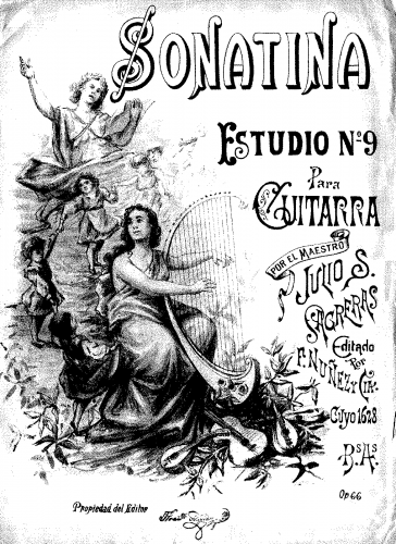 Sagreras - Sonatina, Op. 66 - Score