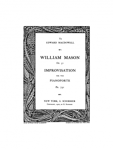 Mason - Improvisation - Score