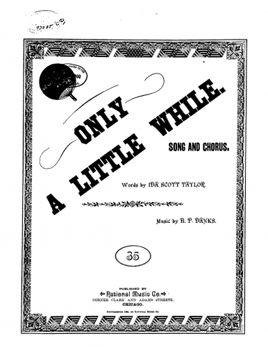 Danks - Only a Little While - Score