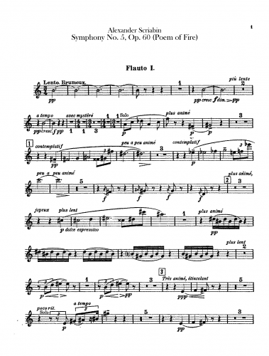 Scriabin - ''Prometheus, Le Poème du Feu'', Op. 60