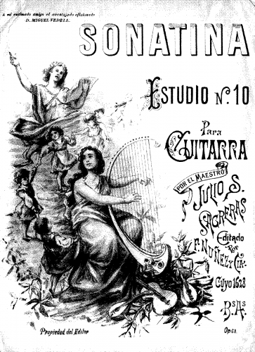 Sagreras - Sonatina - Score