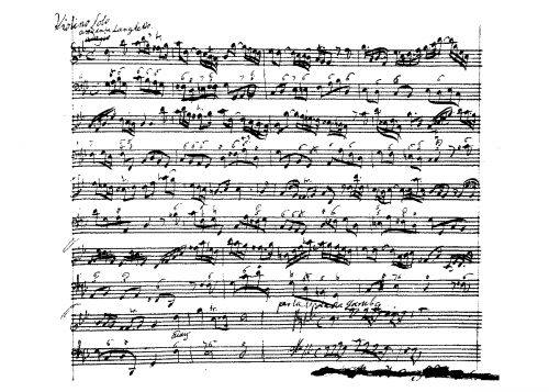 Handel - Violin Sonata in G minor - Scores and Parts - Score