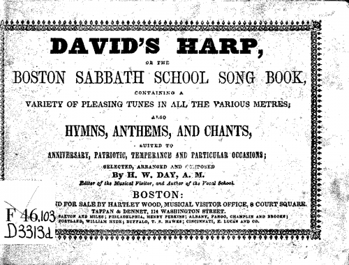 Day - David's Harp - Score