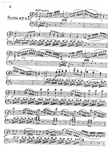 Ferrari - 3 Sonates et 6 Ballets - Score