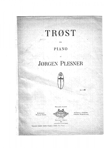 Plesner - Trøst - Score