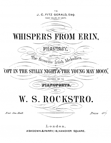 Rockstro - Whispers from Erin - Score