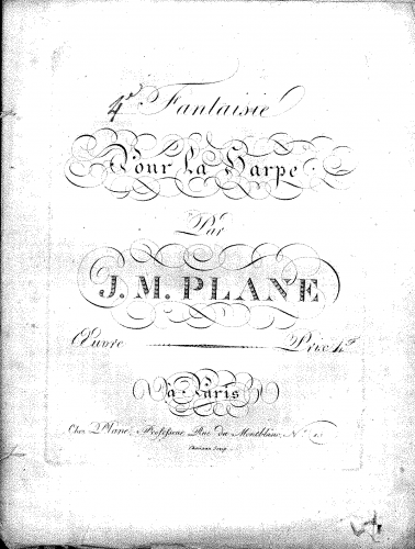 Plane - Fantaisie No. 4 - Harp