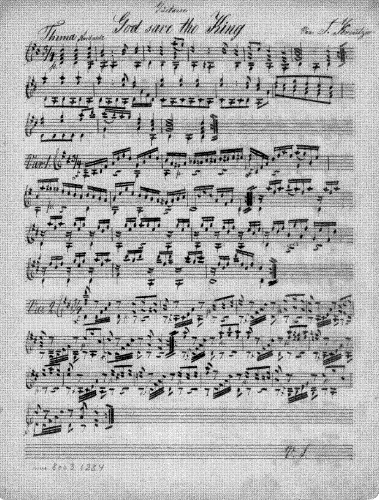 Kreutzer - God Save the King, Op. 12 - Score