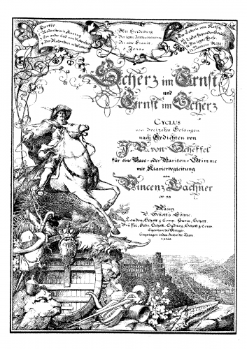 Lachner - Scherz im Ernst und Ernst im Scherz - Score