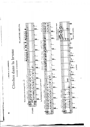 Selva - Cloches dans la brume - Score