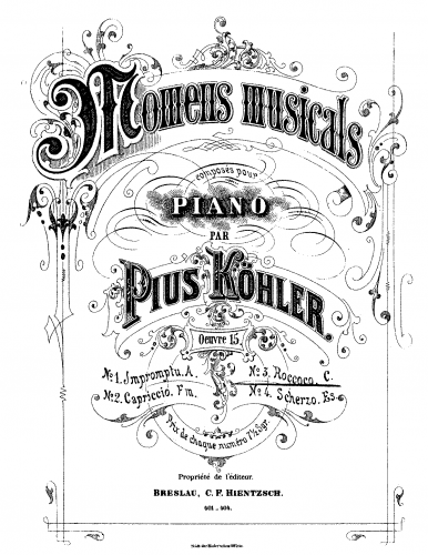 Köhler - 4 Momens musicals - 3. Roccoco