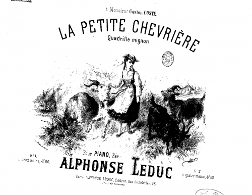 Leduc - La petite chevrière - Score
