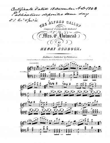 Rohbock - Alfred - Score