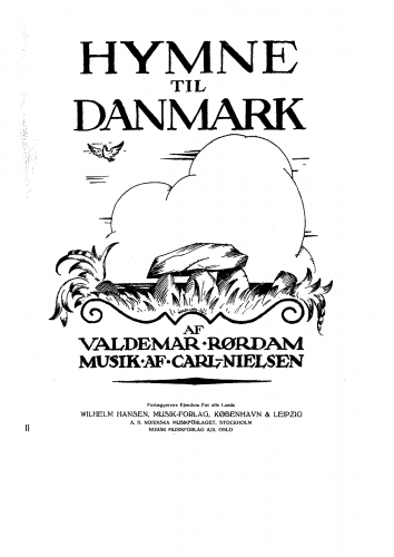 Nielsen - Hymne til Danmark - Score