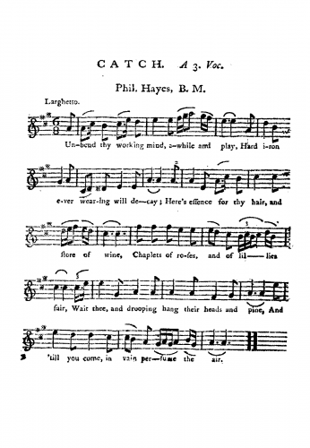 Hayes - A Catch - Score